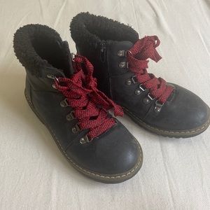 Primark fleece lined leather boots